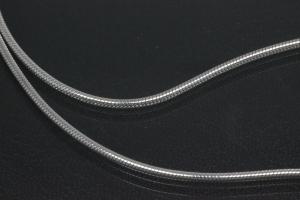 Schlangenkette 925/- Silber mit Karabiner, ca Maße Ø 1,00mm